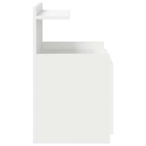 Noćni ormarići 2 kom s 2 ladice bijeli 40x36,5x62 cm - Bijela 2 Cijena