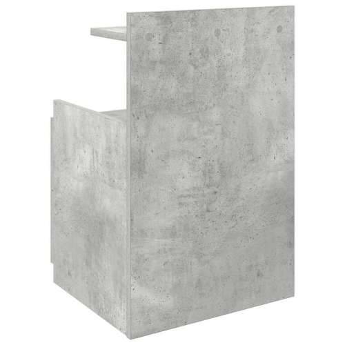 Noćni ormarić s 2 ladice, betonsko siva 40x36,5x62 cm - Beton siva 1 Cijena