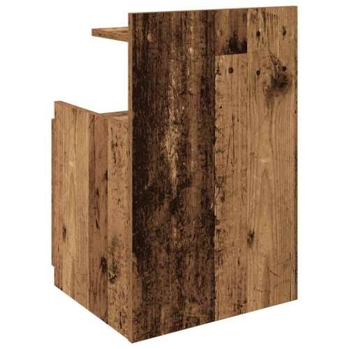 Noćni ormarić s 2 ladice staro drvo 40x36,5x62 cm - Staro drvo 1 Cijena