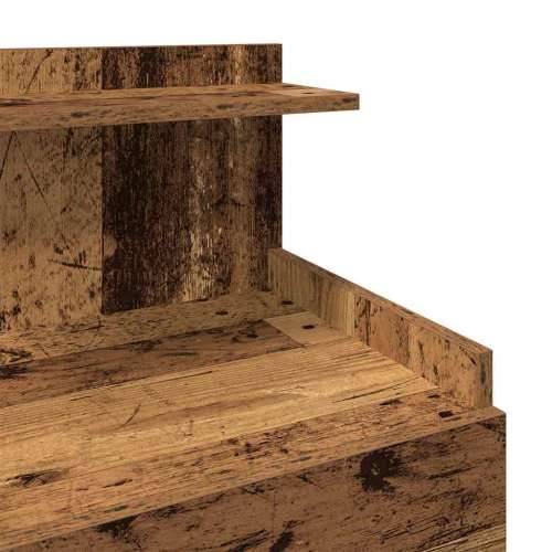 Noćni ormarić s 2 ladice staro drvo 40x36,5x62 cm - Staro drvo 1 Cijena