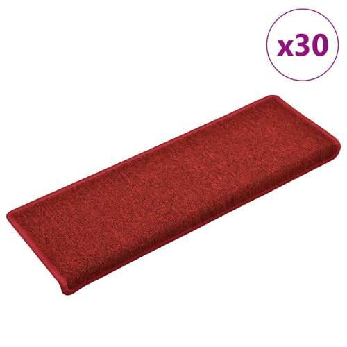 Prostirke za stepenice 30 kom 65x21x4 cm crvene - Crvena 65 x 21 x 4 cm 30 Cijena