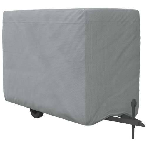 Navlaka za prikolicu za konje siva 376x168x240 cm - 376 x 168 x 240 cm 1 Cijena