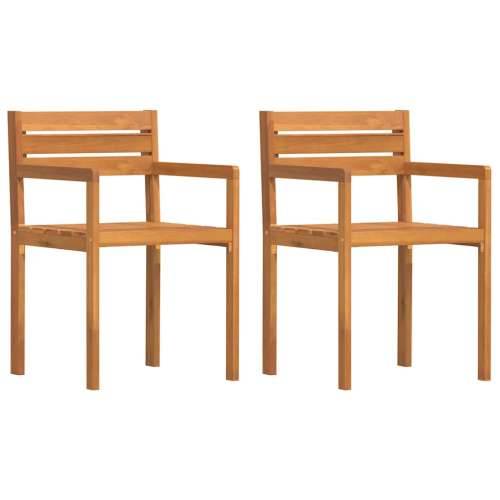 Vrtne stolice 2 kom 50x53x80 cm Masivno drvo akacije - 2 Cijena