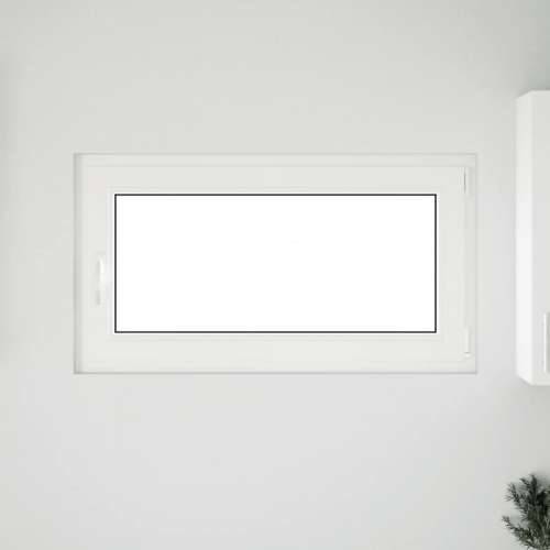 Podrumski prozor “RISOR” 110x70 cm Okretno-nagibni DIN desni bijeli - Bijela 110 x 70 cm (dvoslojni) 1 Naginjanje i okretanje de Cijena