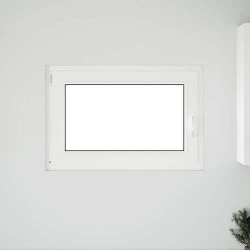 Podrumski prozor “RISOR” 90x50 cm Okretno-nagibni DIN lijevi bijeli - Bijela 90 x 50 cm (troslojni) 1 Naginjanje i okretanje lij Cijena