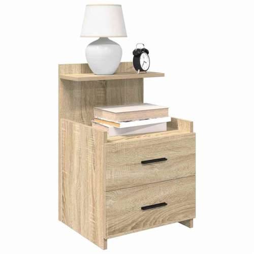 Noćni ormarići 2 kom s 2 ladice Sonoma hrast 40x36,5x62 cm - sonoma hrast 2 Cijena