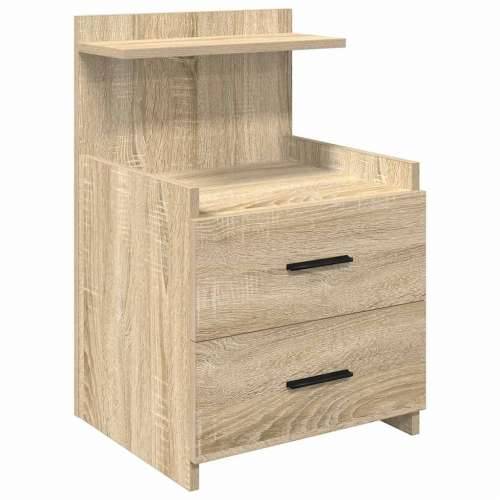 Noćni ormarići 2 kom s 2 ladice Sonoma hrast 40x36,5x62 cm - sonoma hrast 2 Cijena