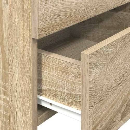 Noćni ormarići 2 kom s 2 ladice Sonoma hrast 40x36,5x62 cm - sonoma hrast 2 Cijena