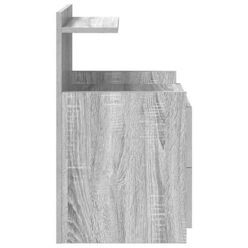 Noćni ormarić s 2 ladice sivi Sonoma 40x36,5x62 cm - Sivi hrast sonoma 1 Cijena