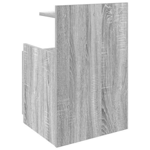 Noćni ormarić s 2 ladice sivi Sonoma 40x36,5x62 cm - Sivi hrast sonoma 1 Cijena