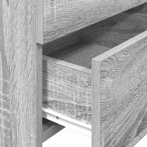 Noćni ormarić s 2 ladice sivi Sonoma 40x36,5x62 cm - Sivi hrast sonoma 1 Cijena