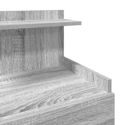 Noćni ormarić s 2 ladice sivi Sonoma 40x36,5x62 cm - Sivi hrast sonoma 1 Cijena