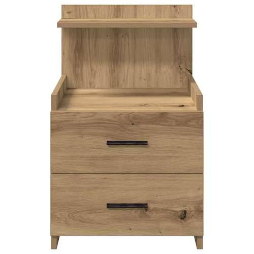Noćni ormarići 2 kom s 2 ladice Artisan hrast 40x36,5x62 cm - hrast artisan 2 Cijena