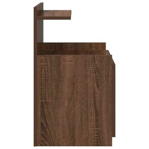 Noćni ormarići 2 kom s 2 ladice smeđi hrast 40x36,5x62 cm - Smeđi hrast 2 Cijena