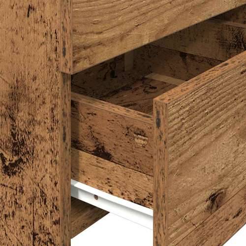 Noćni ormarići 2 kom s 2 ladice staro drvo 40x36,5x62 cm - Staro drvo 2 Cijena