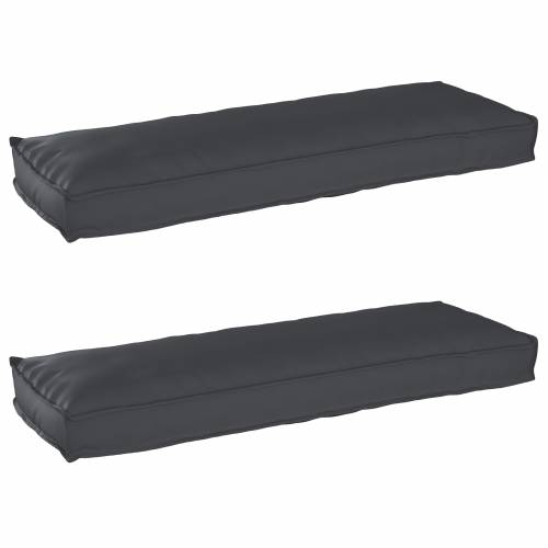 Jastučići za palete za klupu 2 kom crni 120x40x8 cm Oxford tkanina Cijena