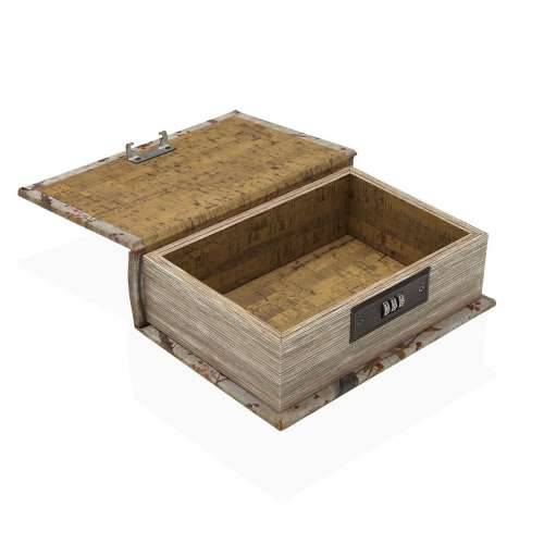 Kutija za nakit Versa Platno Drvo MDF 7 x 22 x 16 cm Ptica Cijena