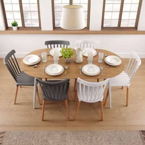 Blagavaonski stol Versa DOINYO  Bijela Metal Drvo MDF 80 x 75 x 160 cm Cijena