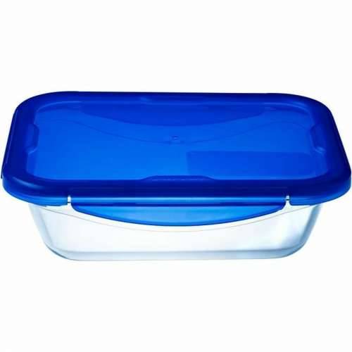 Posuda za čuvanje hrane Pyrex Plava Providan Pravokutno 800 ml Cijena
