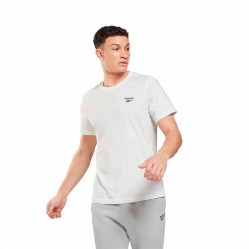 Muška Majica Kratkih Rukava Reebok Identity Left Chest Logo Bijela Cijena