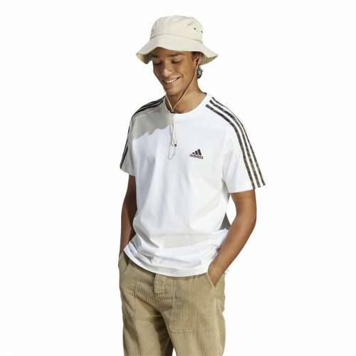 Muška Majica Kratkih Rukava Adidas Essentials Single 3S Bijela Cijena