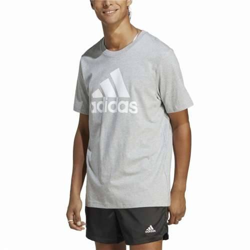 Muška Majica Kratkih Rukava Adidas Essentials Single Big Logo Siva Svjetlo siva Cijena
