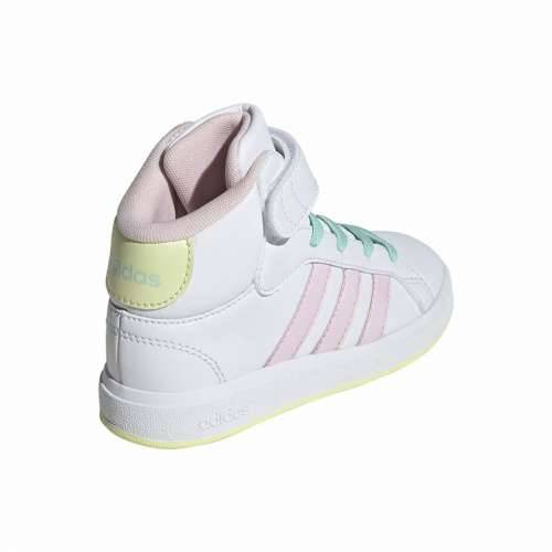 Dječje Casual Tenisice Adidas Grand Court Mid Bijela Cijena