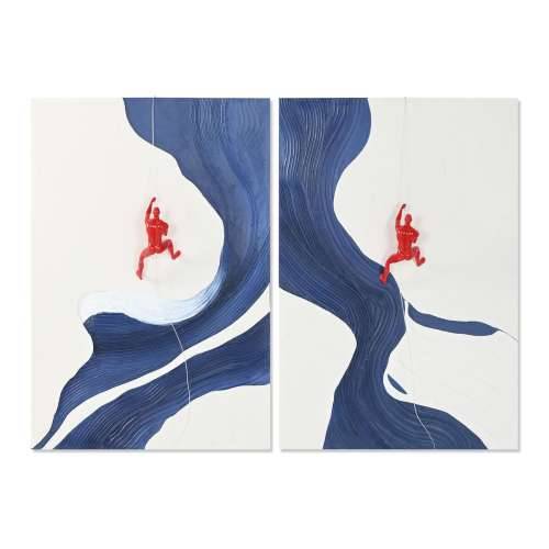 Slika Home ESPRIT Bijela zlatan Moški moderan 80 x 3,5 x 120 cm (2 kom.) Cijena