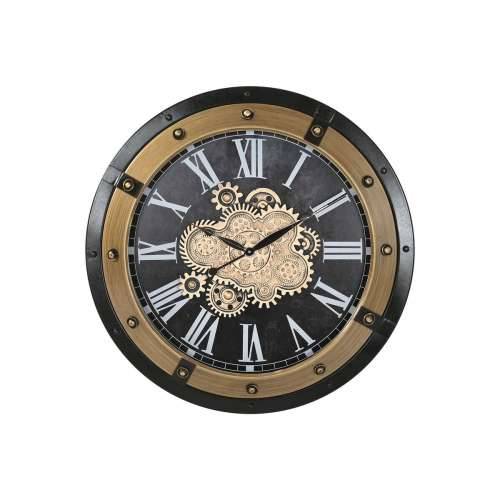 Zidni sat Home ESPRIT Crna zlatan Željezo 80 X 8,5 X 80 cm Cijena