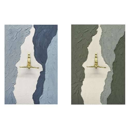 Slika Home ESPRIT Plava Smeđa Moški moderan 80 x 3,5 x 120 cm (2 kom.) Cijena