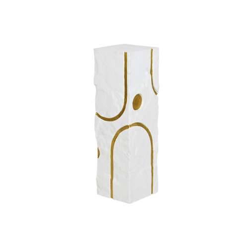 postolje Home ESPRIT Bijela zlatan Drvo MDF moderan 25 x 25 x 80 cm Cijena