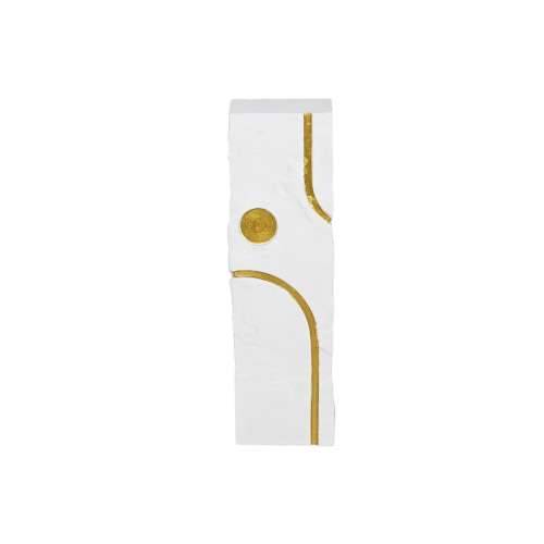 postolje Home ESPRIT Bijela zlatan Drvo MDF moderan 25 x 25 x 80 cm Cijena