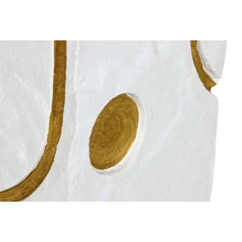 postolje Home ESPRIT Bijela zlatan Drvo MDF moderan 25 x 25 x 80 cm Cijena