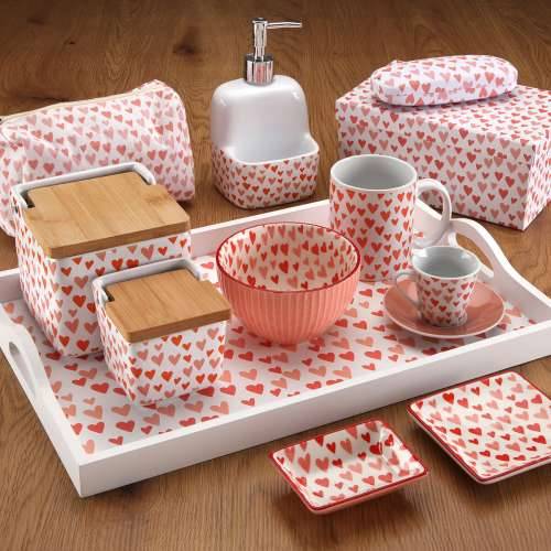 Set ukrasnih kutija Versa Amore Crvena Karton srca (15 Dijelovi) Cijena