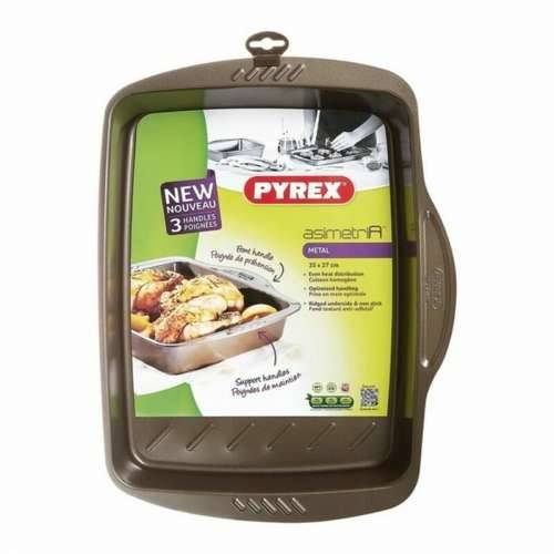 Neprianjajući Pladanj za Pećnicu Pyrex Smeđa Crna Metal Čelik Cijena