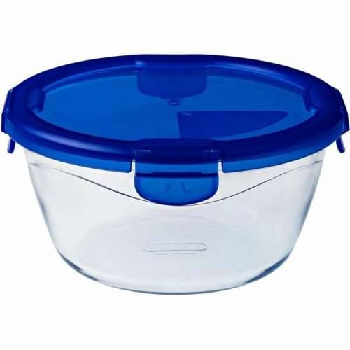 Posuda za čuvanje hrane Pyrex Plava Providan Okruglo 1,6 L (6 Dijelovi) Cijena