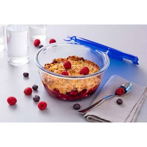 Posuda za čuvanje hrane Pyrex Plava Providan Okruglo 1,6 L (6 Dijelovi) Cijena
