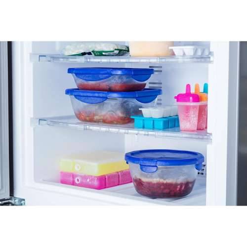 Posuda za čuvanje hrane Pyrex Plava Providan Okruglo 1,6 L (6 Dijelovi) Cijena