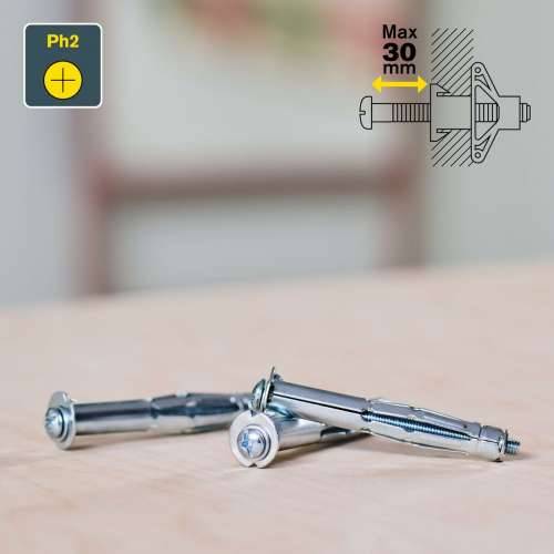 Vijci i matice Rapid Ø 11 x 65 mm M5 x 74 mm Metal rastezanje 10 kom. Cijena