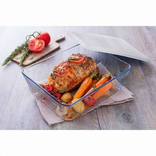 Posuda za čuvanje hrane Pyrex Bijela Crna Providan Clear Pravokutno Cijena