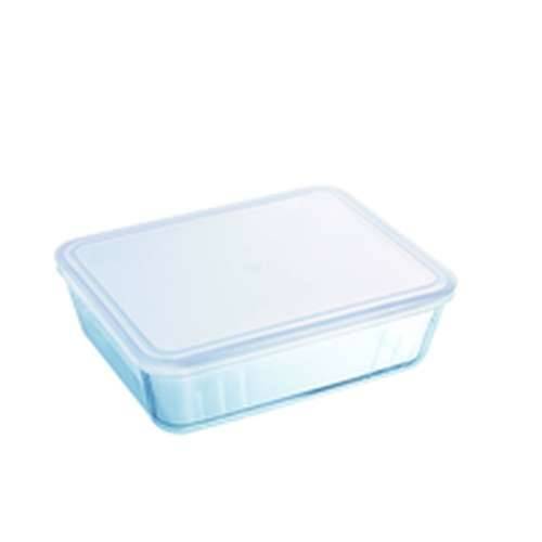 Posuda za čuvanje hrane Pyrex Bijela Crna Providan Clear Pravokutno Cijena