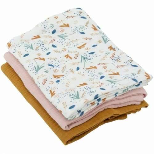 muslin Domiva Smeđa Otporno 3 Dijelovi (3 kom.) Cijena