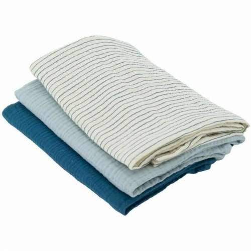 muslin Domiva Plava Otporno 3 Dijelovi (3 kom.) Cijena