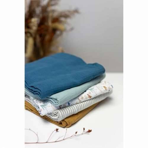 muslin Domiva Plava Otporno 3 Dijelovi (3 kom.) Cijena