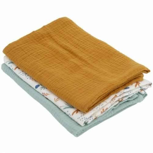 muslin Domiva Smeđa Otporno 3 Dijelovi (3 kom.) Cijena