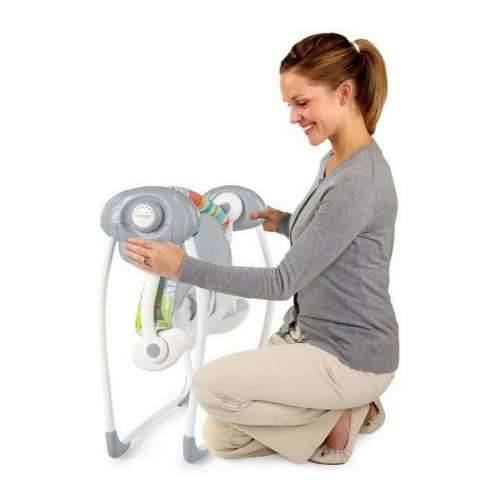 Naslonjač za ljuljanje Ingenuity Compact portable swing Pisana Životinje Cijena