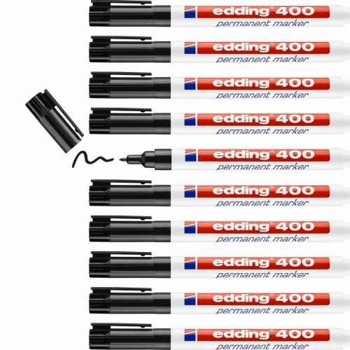 Trajni marker Edding 400-01 Crna 1 mm (10 kom.) Cijena