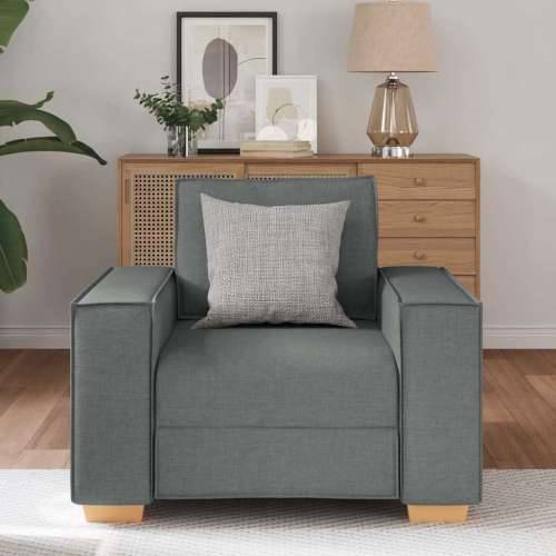 Sofa fotelja tamno siva 60 cm tkanina - Tamno siva 60 cm Cijena