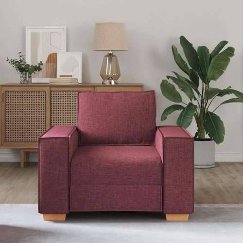 Sofa fotelja vino crvena 60 cm tkanina - boja crnog vina 60 cm Cijena