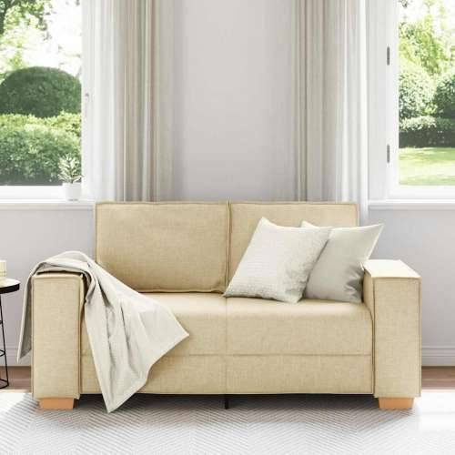 Dvosjed Kauč Krem 120 cm Tkanina - Krema 120 cm Cijena